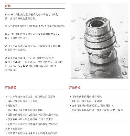 BRAY動態流量平衡閥