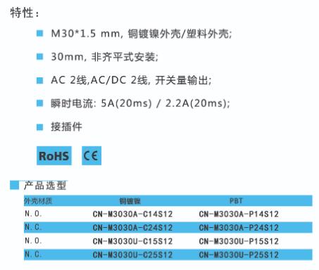 BEDOOKSENSOR電容式接近開(kāi)關(guān)